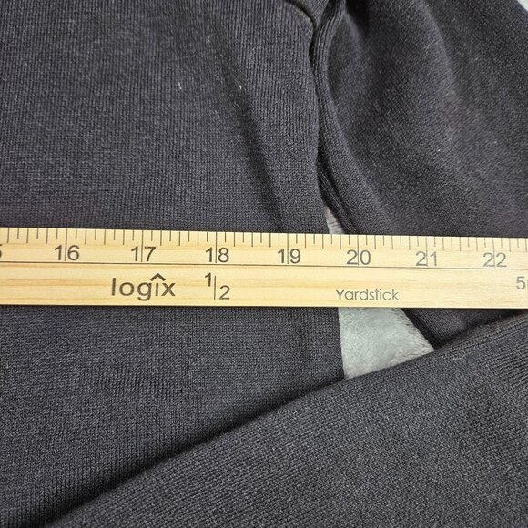 J Jill Cardigan Small Black Open Front Long Line Duster Minimalist Lagenlook NEW - Picture 8 of 9